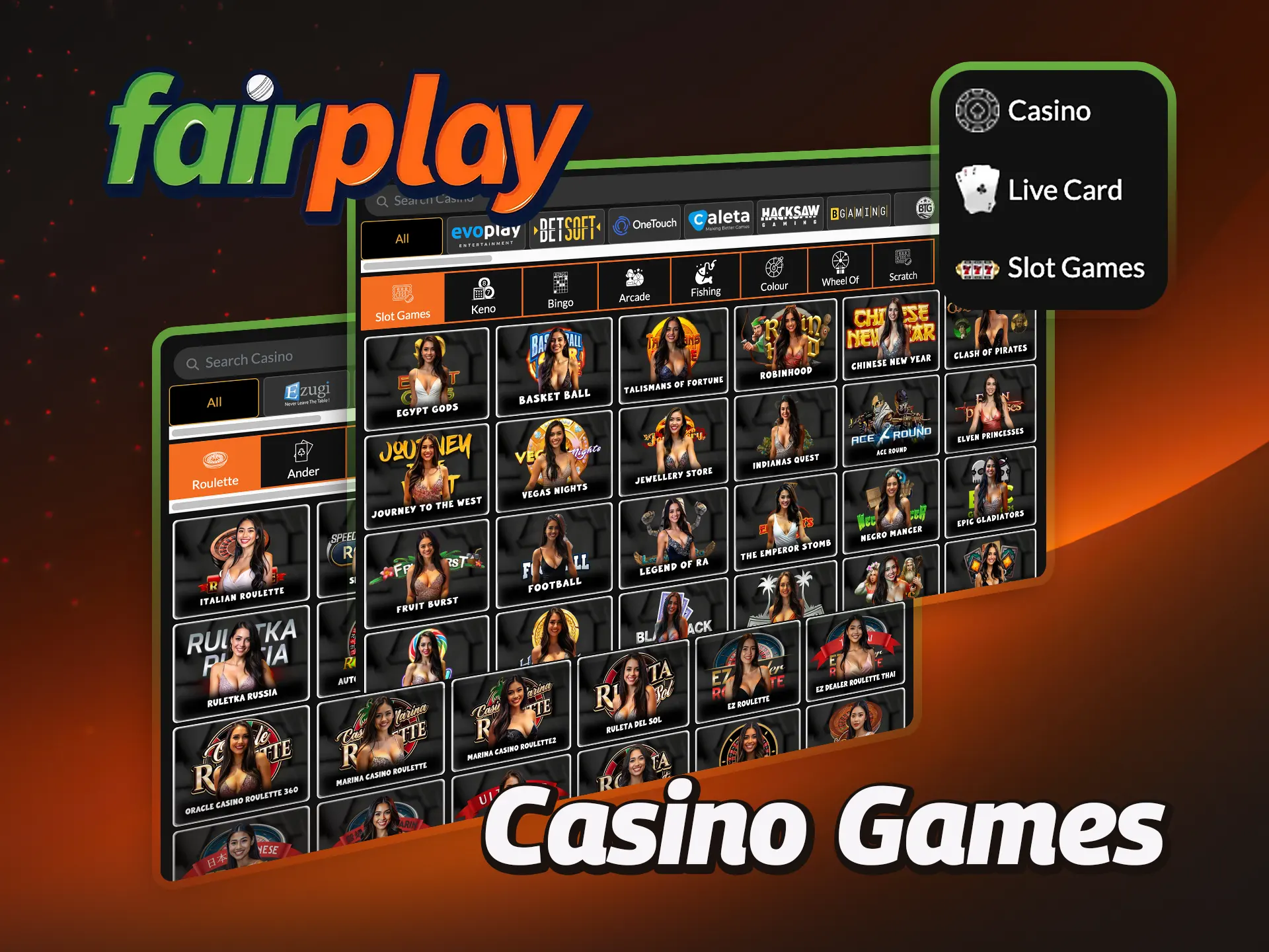 Discover a wide range of exciting casino games at FairPlay.