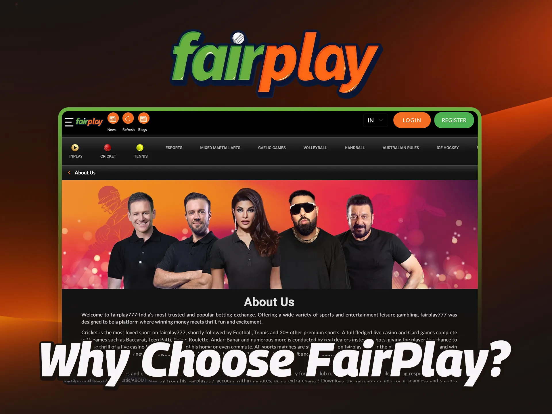 Find out why so many players choose FairPlay.