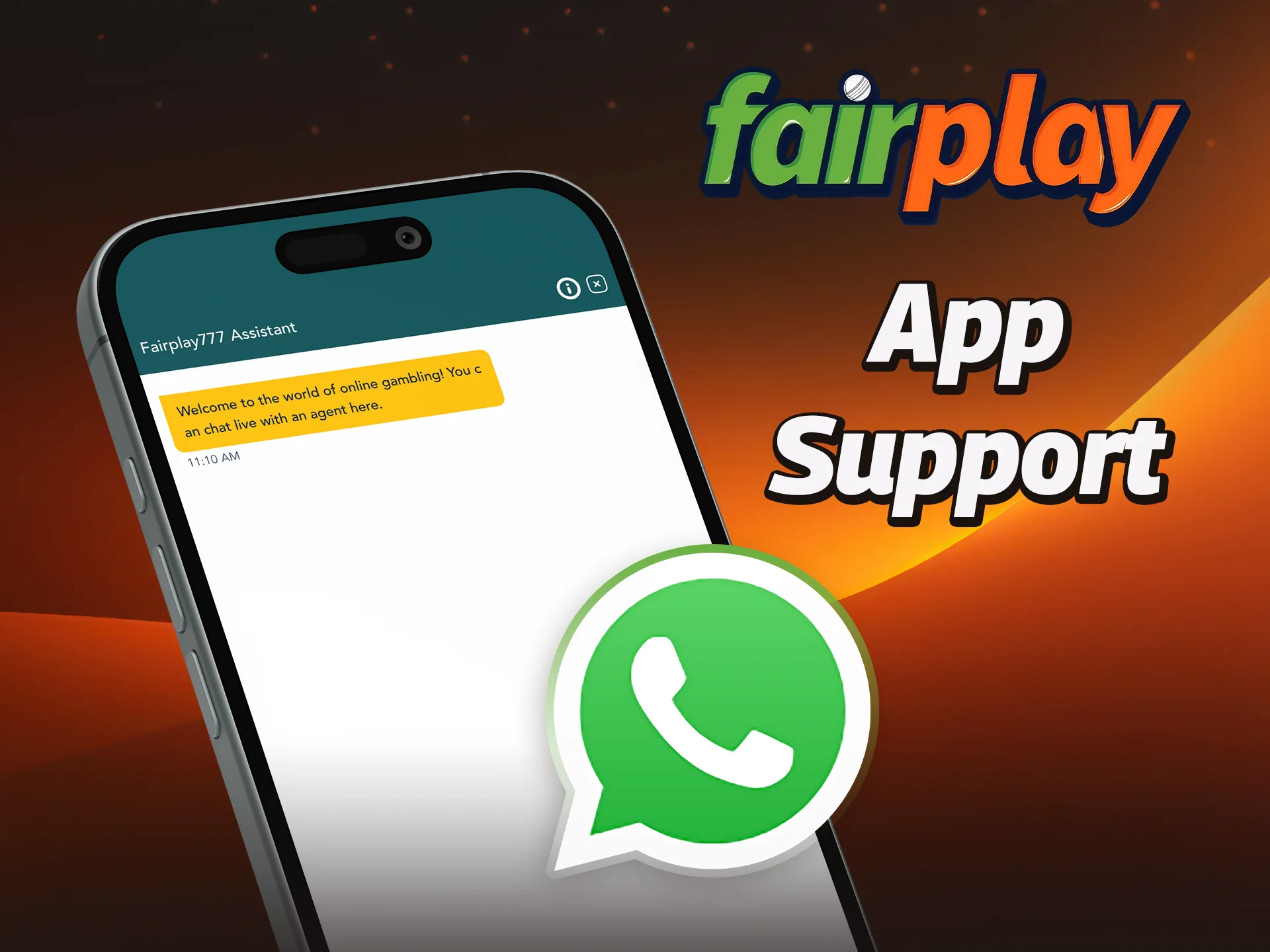 Contact support if you have any problems using the FairPlay mobile app.