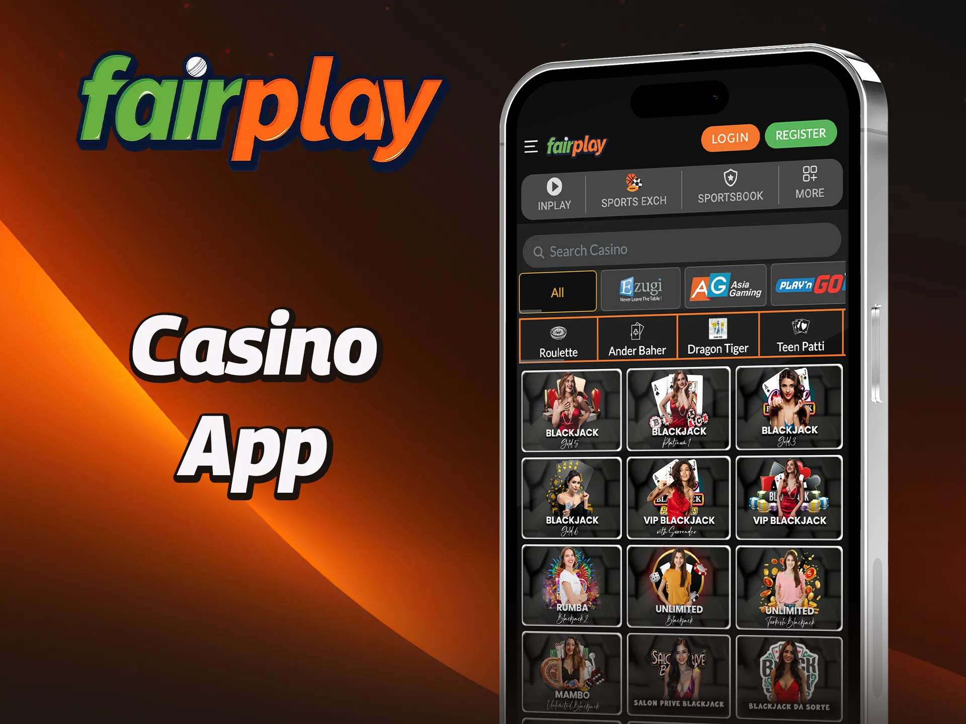 Find out how to install the FairPlay mobile app to play anywhere, anytime.