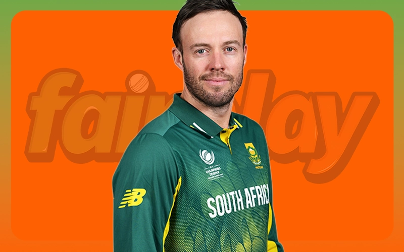 Discover FairPlay ambassador AB de Villiers, a popular cricket player.