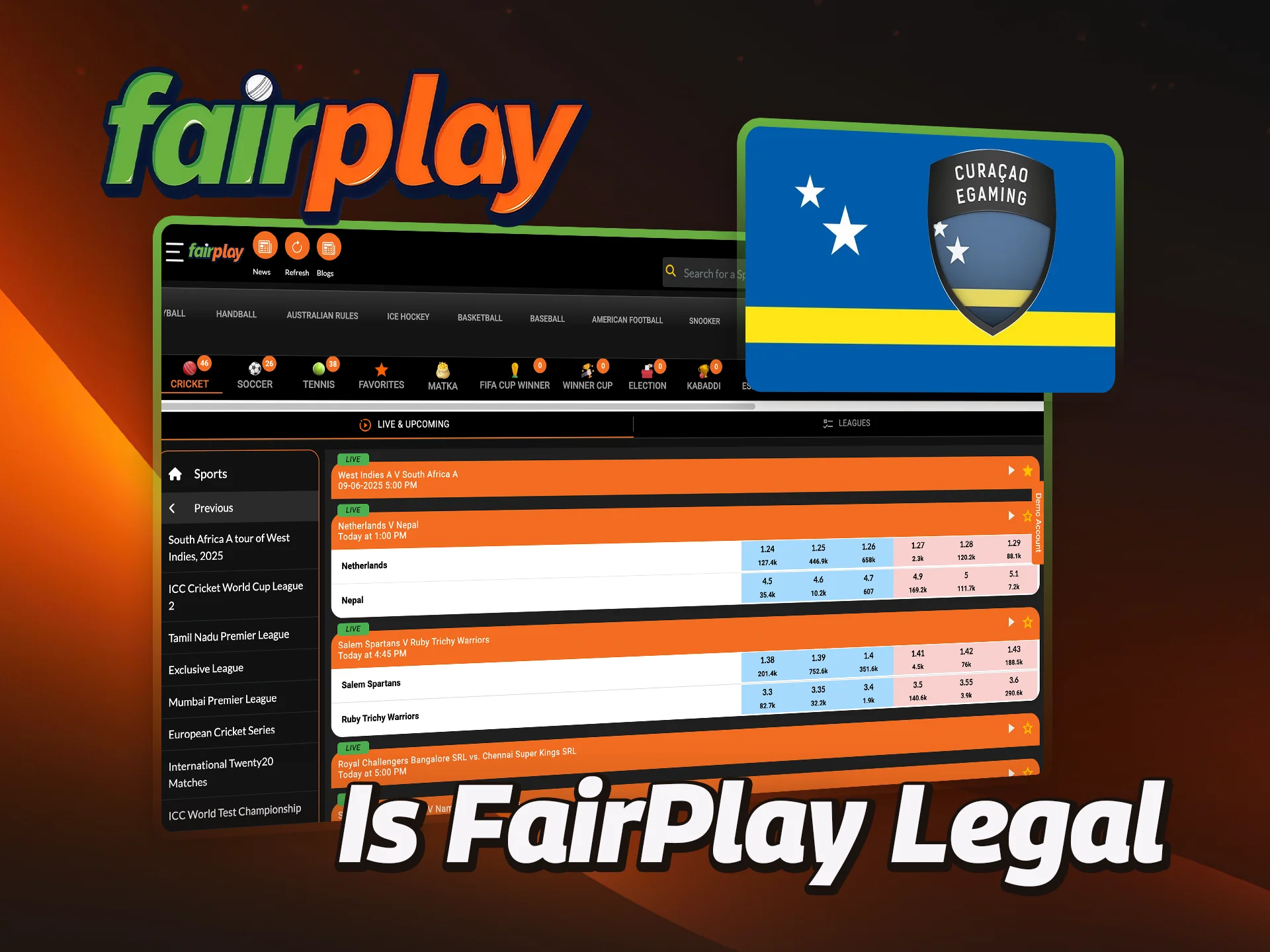 Learn about the legality of FairPlay casino in India.