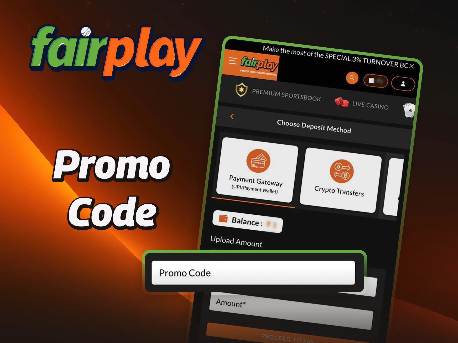 Read about promo codes at FairPlay.