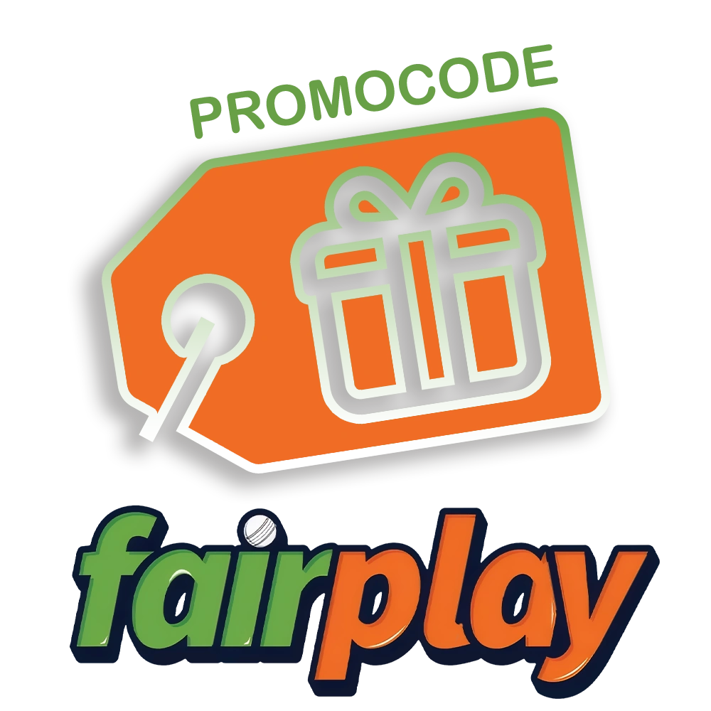 Use the promo code at the casino or sports betting at FairPlay.