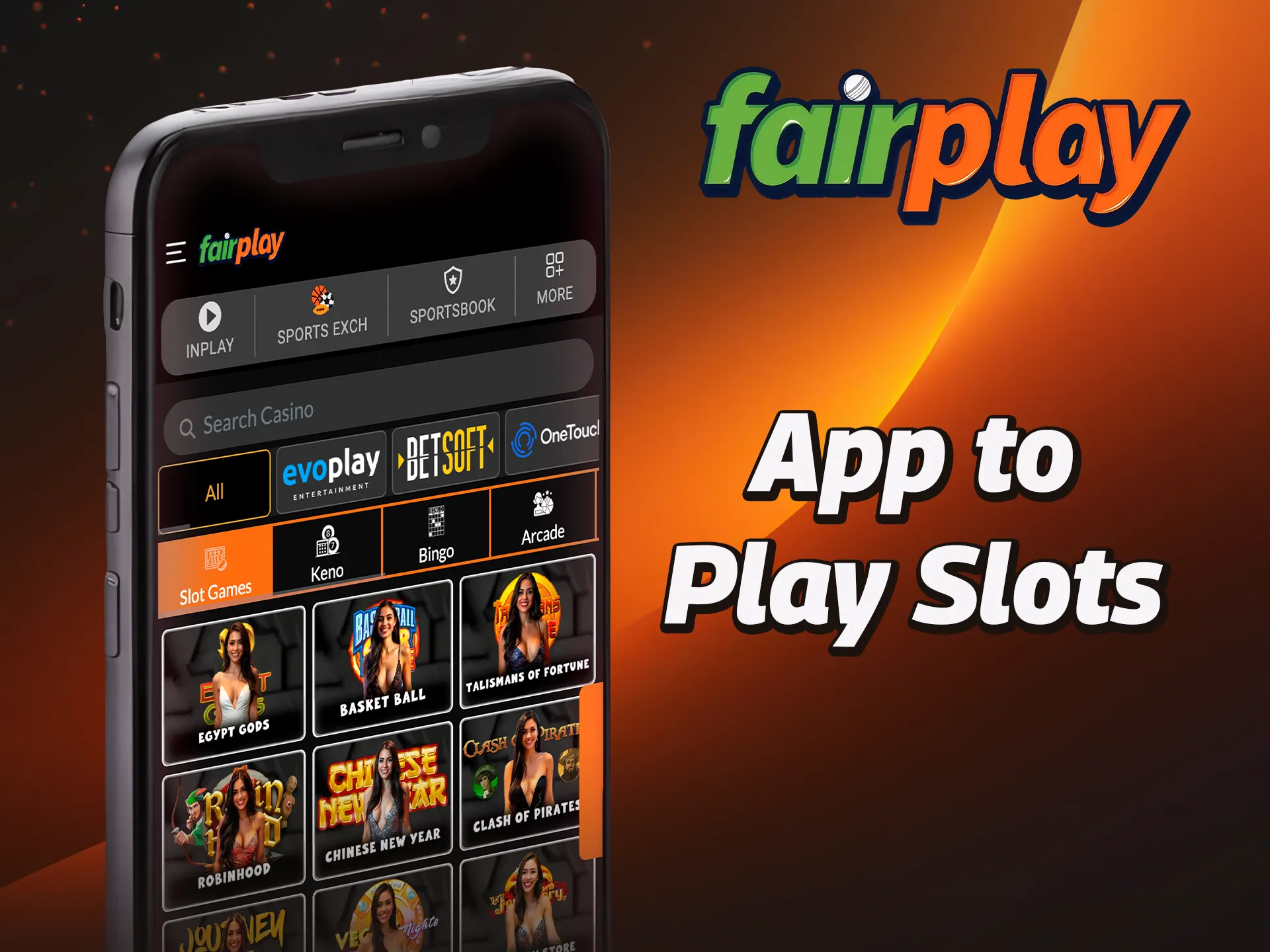 Install the FairPlay mobile app to play slots on your smartphone.